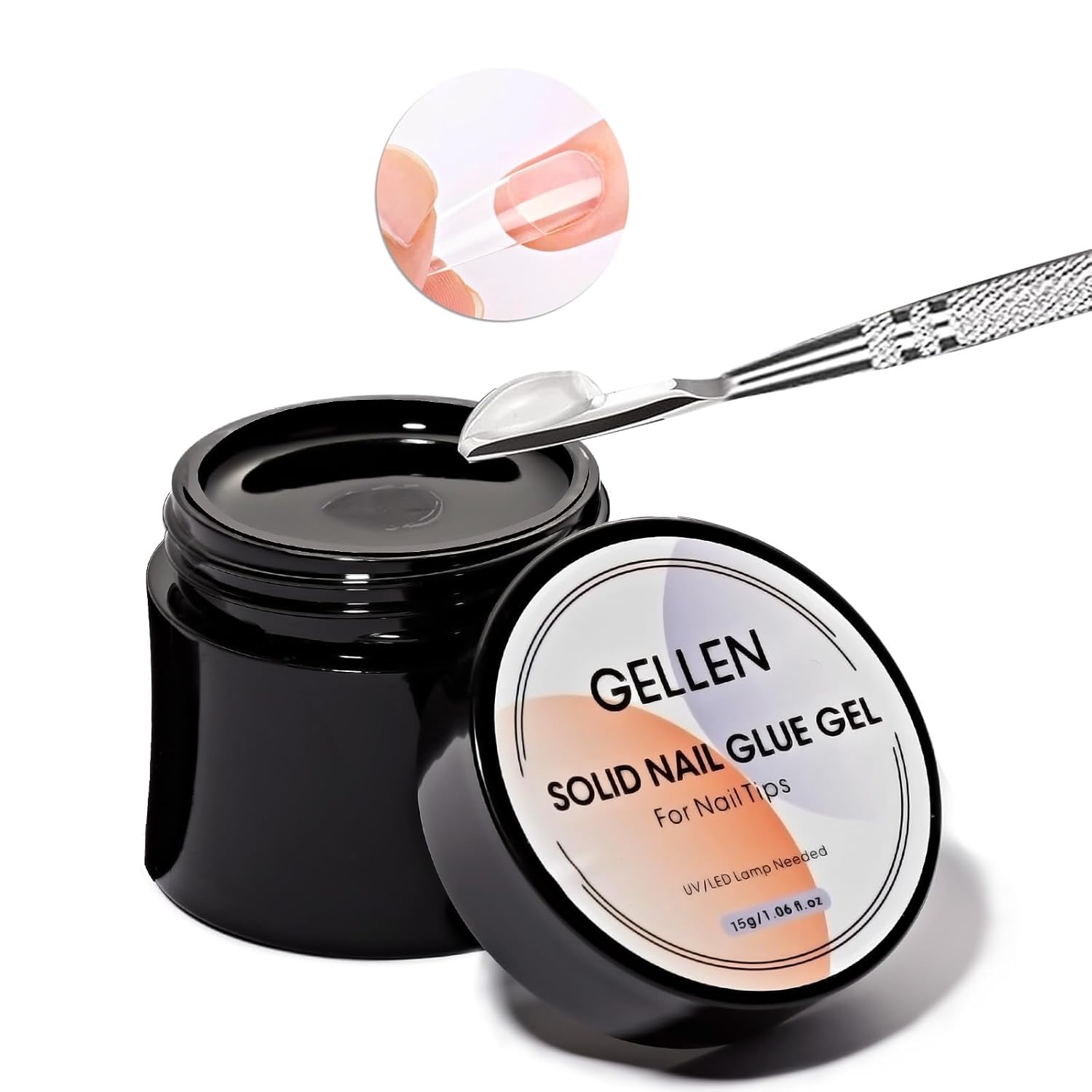 Nail Art Ideas - GELLEN Gel Solide Transparent Renforçant pour