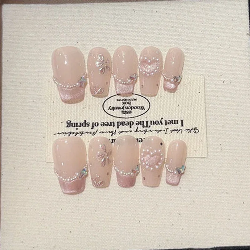 Nail Art Love - Poudre Oeil de Chat Rose Fait