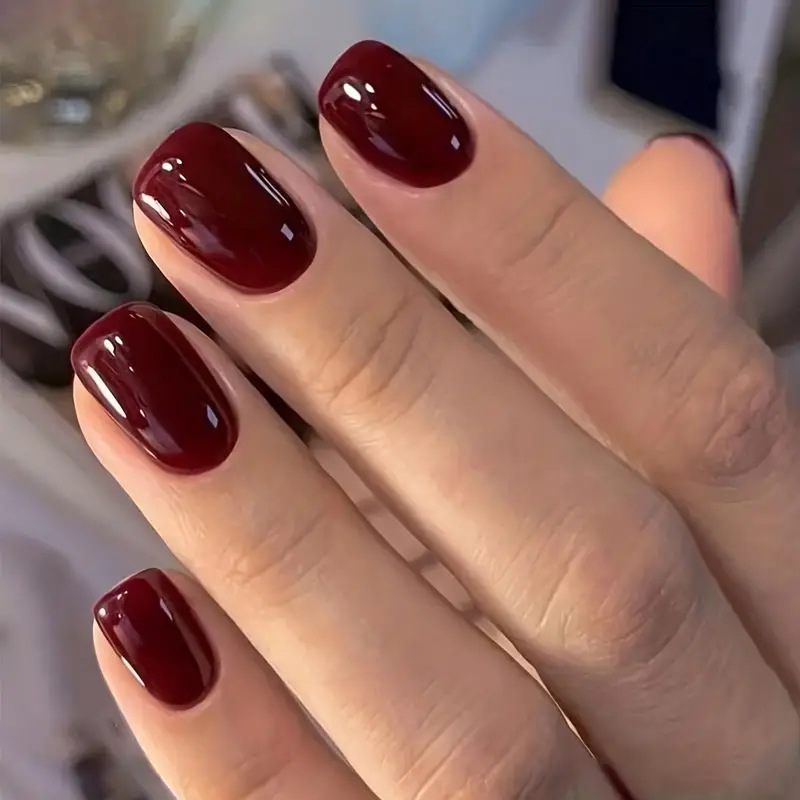 Nail Art Ombre Pink - 24 faux ongles courts ovales à