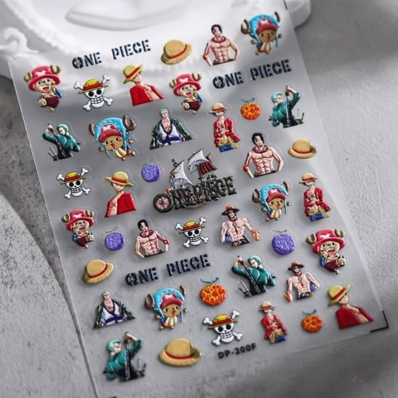 Nail Art Zoro One Piece - Une pièce 2025 nouveau dessin animé