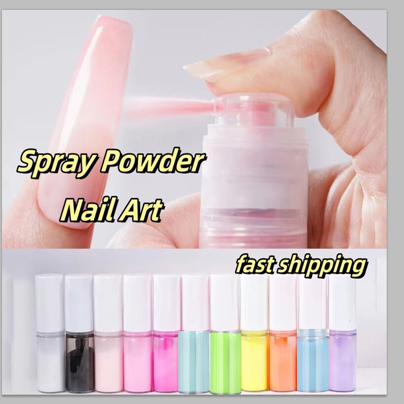 Nail Art Ombre Pink - Pompe à pression pour poudre ombrée