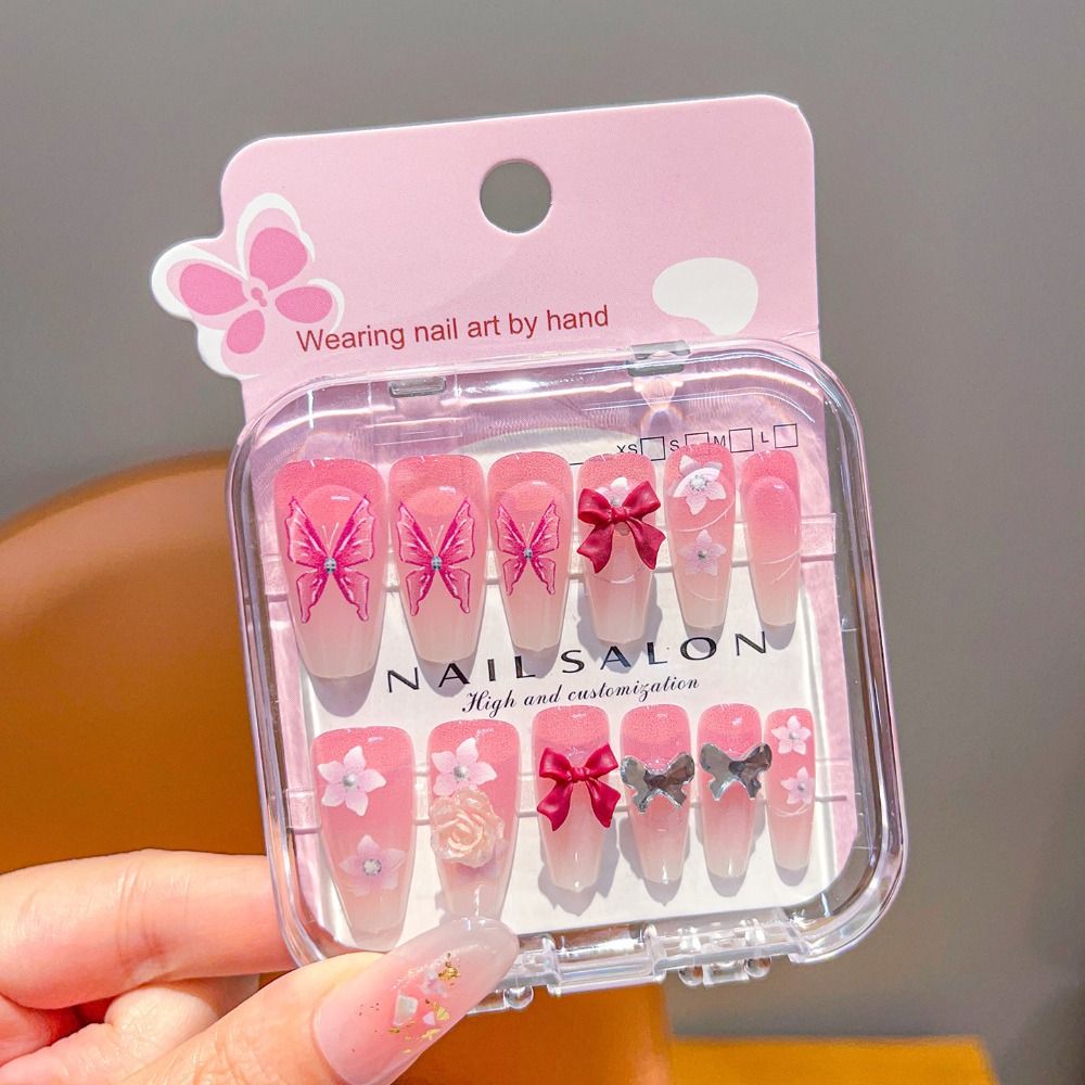 Nouvelles Faux Ongles Adhésifs - Nail Art Love avis et prix