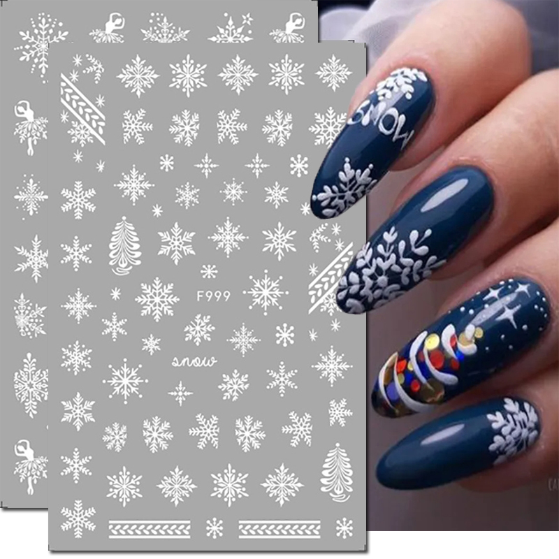 Autocollants 3D pour nail art, - Nail Art Xmas Tree avis et prix