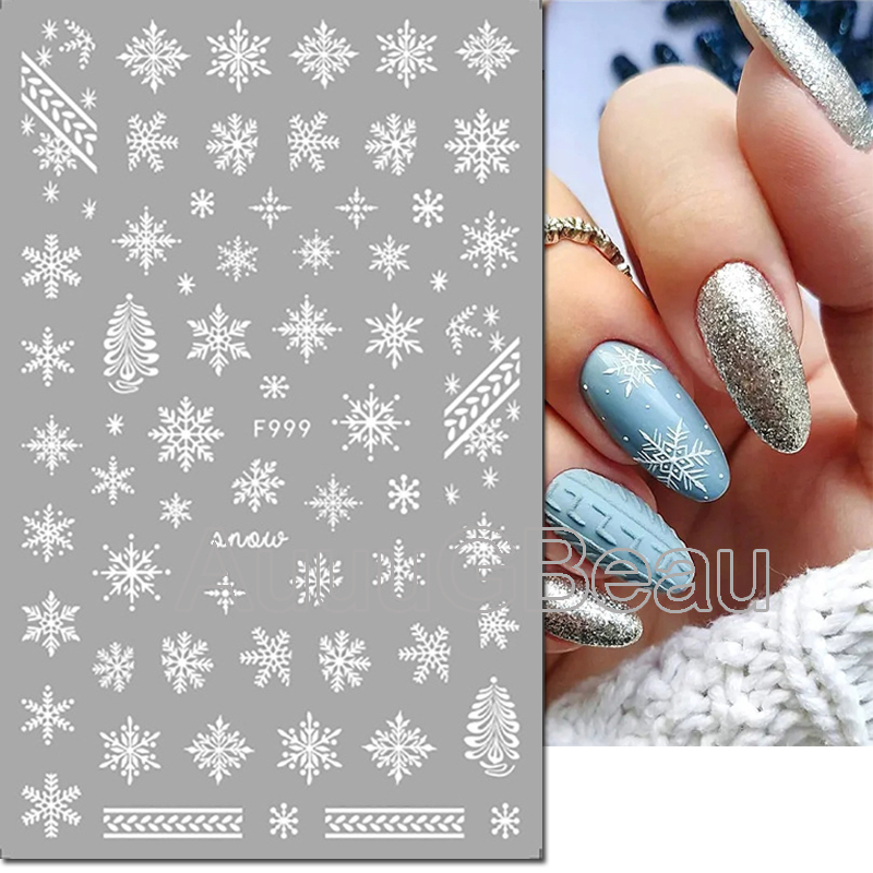 Autocollants 3D pour nail art, - Nail Art Xmas Tree avis et prix