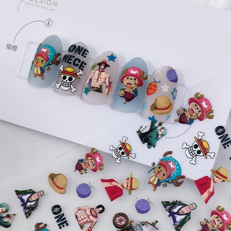 Nouveau une pièce singe · D ·  - Nail Art Zoro One Piece avis et prix