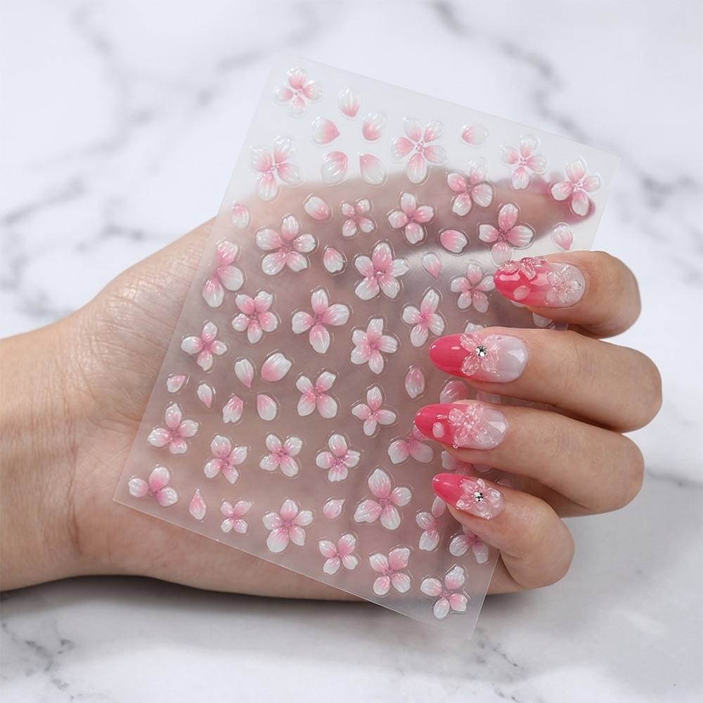 1 autocollant pour ongles à mo - Nail Art Ombre Pink avis et prix