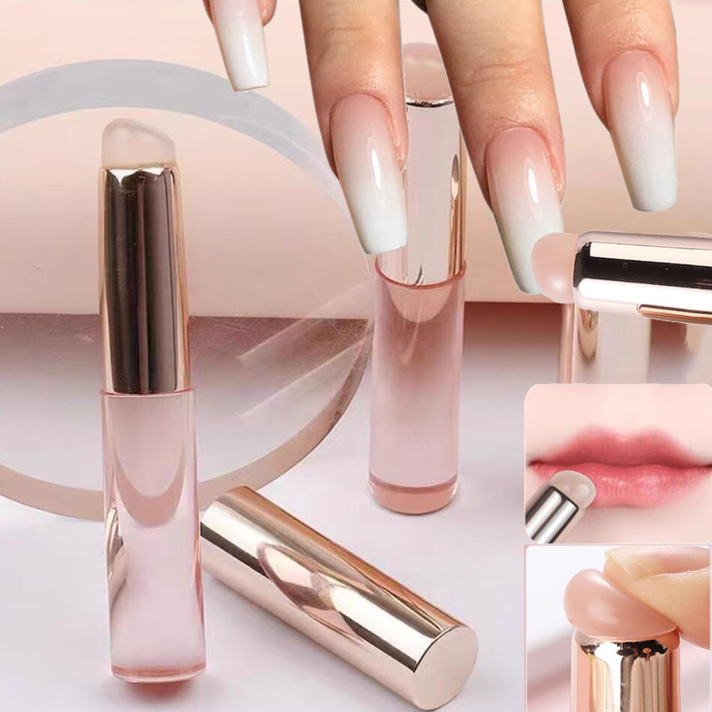 Brosse à ongles en Silicone ro - Nail Art Ombre Pink avis et prix