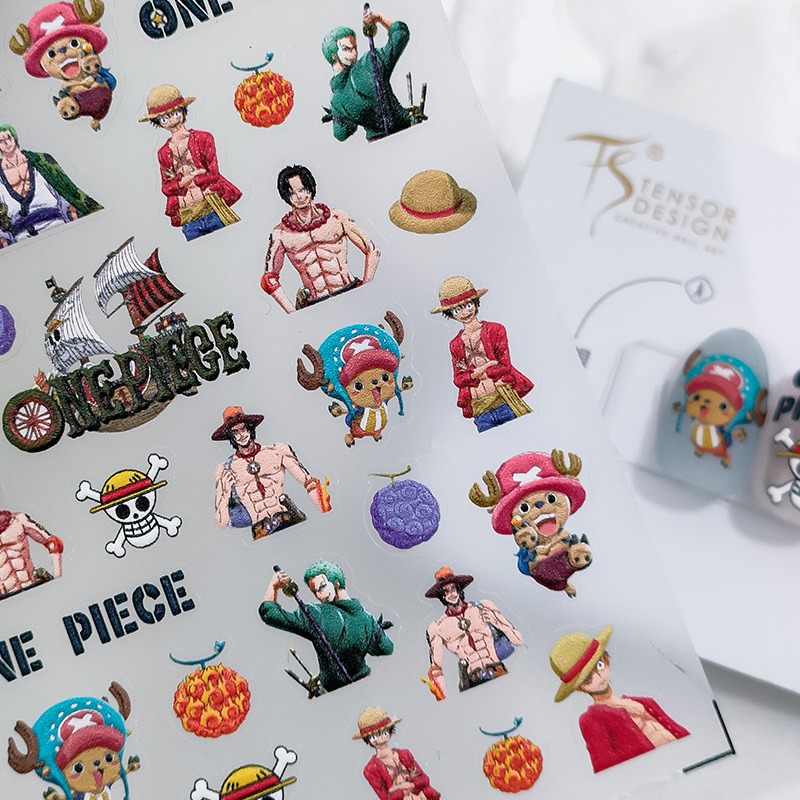 1PCS Autocollants 5D One Piece - Nail Art Zoro One Piece avis et prix