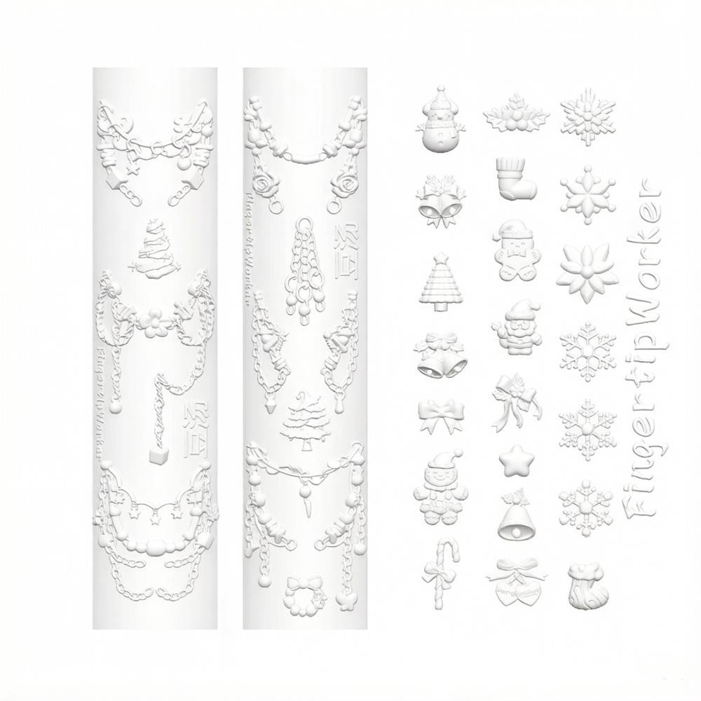 Moule en silicone 3D de Noël p - Nail Art Xmas Tree avis et prix