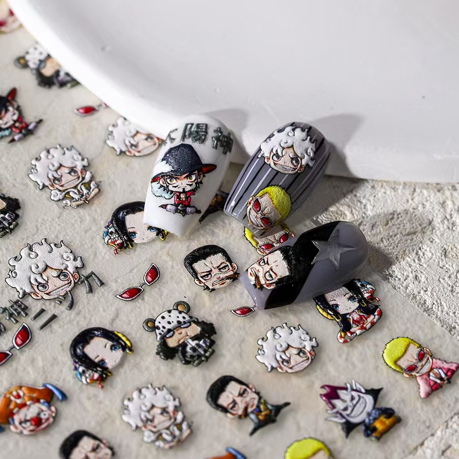 1PCS 5D Nouveaux Autocollants  - Nail Art Zoro One Piece avis et prix