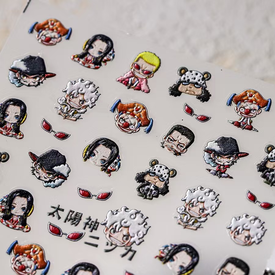 1PCS 5D Nouveaux Autocollants  - Nail Art Zoro One Piece avis et prix