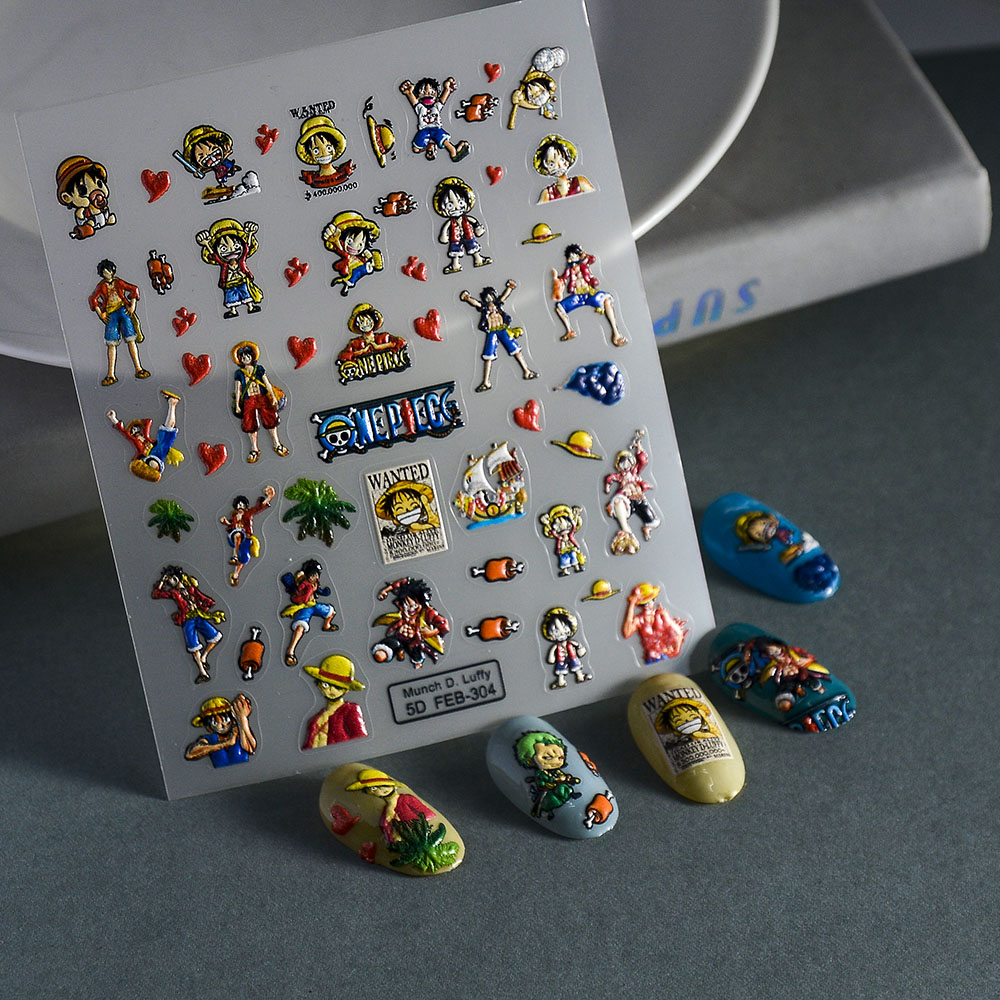 1PCS Autocollants 5D portables - Nail Art Zoro One Piece avis et prix