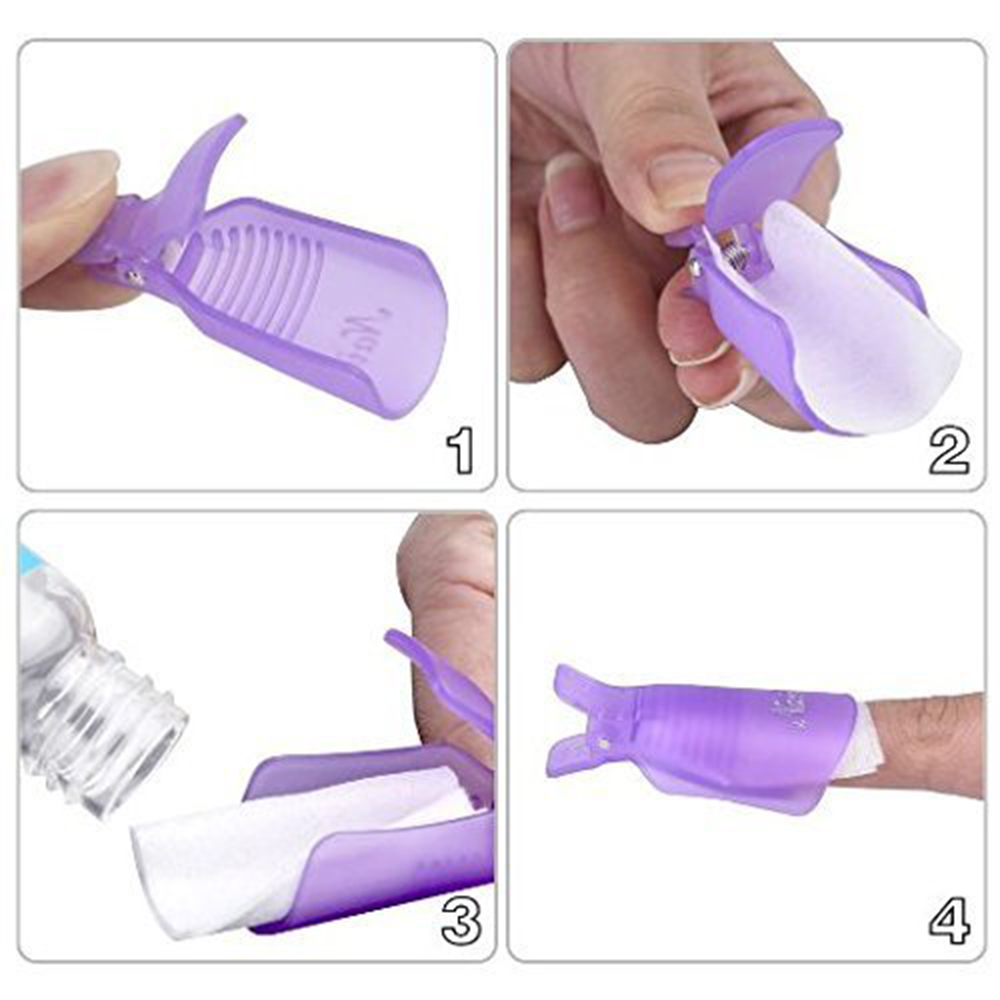 Lot de 10 pinces en plastique  - Nail Art Ideas avis et prix