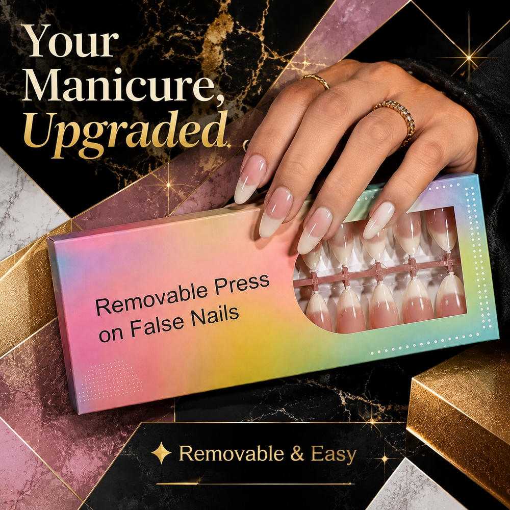 150 faux ongles à presser styl - Nail Art Ombre Pink avis et prix