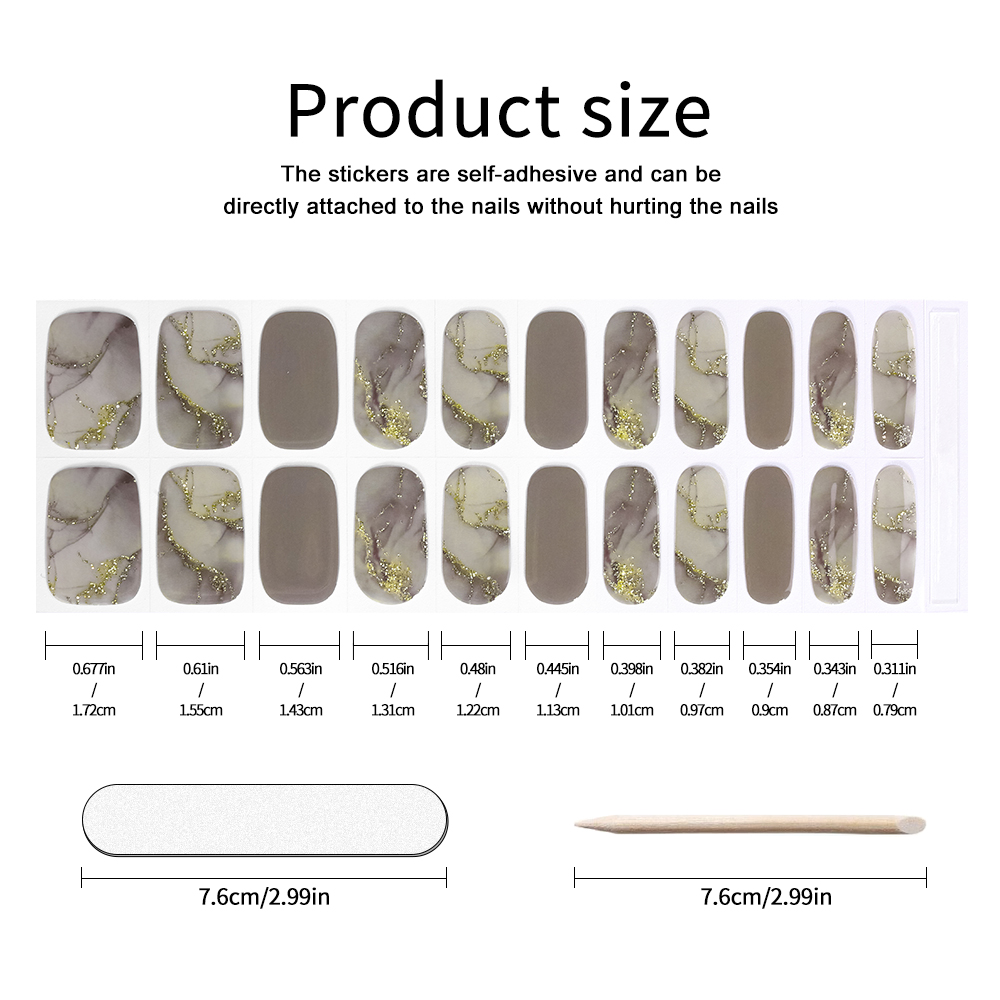 Bandes de gel pour ongles sans - Nail Art Ombre Pink avis et prix