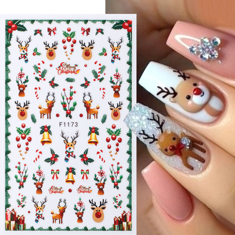Autocollants pour ongles festi - Nail Art Xmas Tree avis et prix