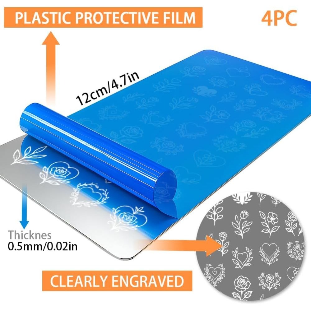 Lot de 4 plaques de stamping p - Nail Art Love avis et prix