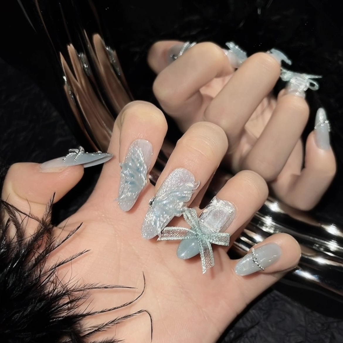 10 pièces de faux ongles longs - Nail Art Ideas avis et prix