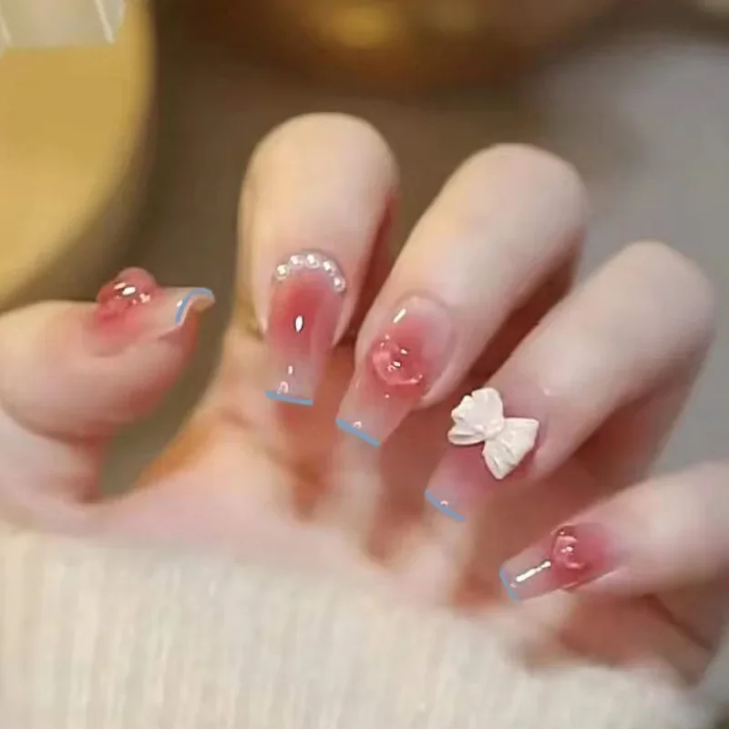 24 pièces/ensemble faux ongles - Nail Art Love avis et prix
