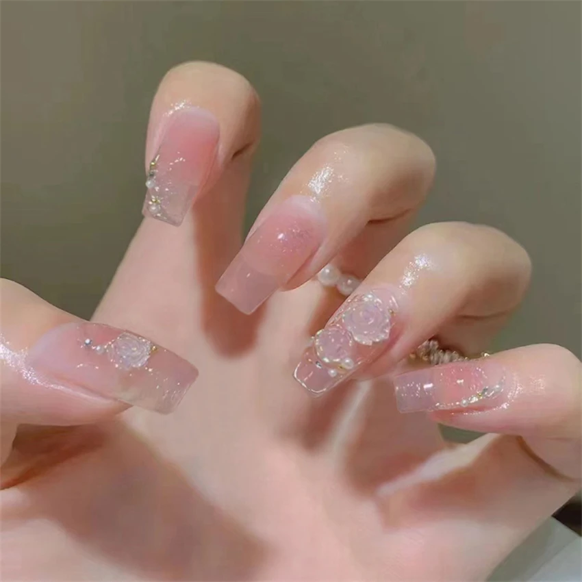 24 pièces/ensemble faux ongles - Nail Art Love avis et prix
