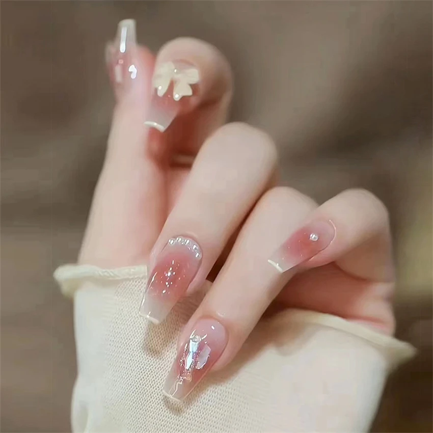 24 pièces/ensemble faux ongles - Nail Art Love avis et prix