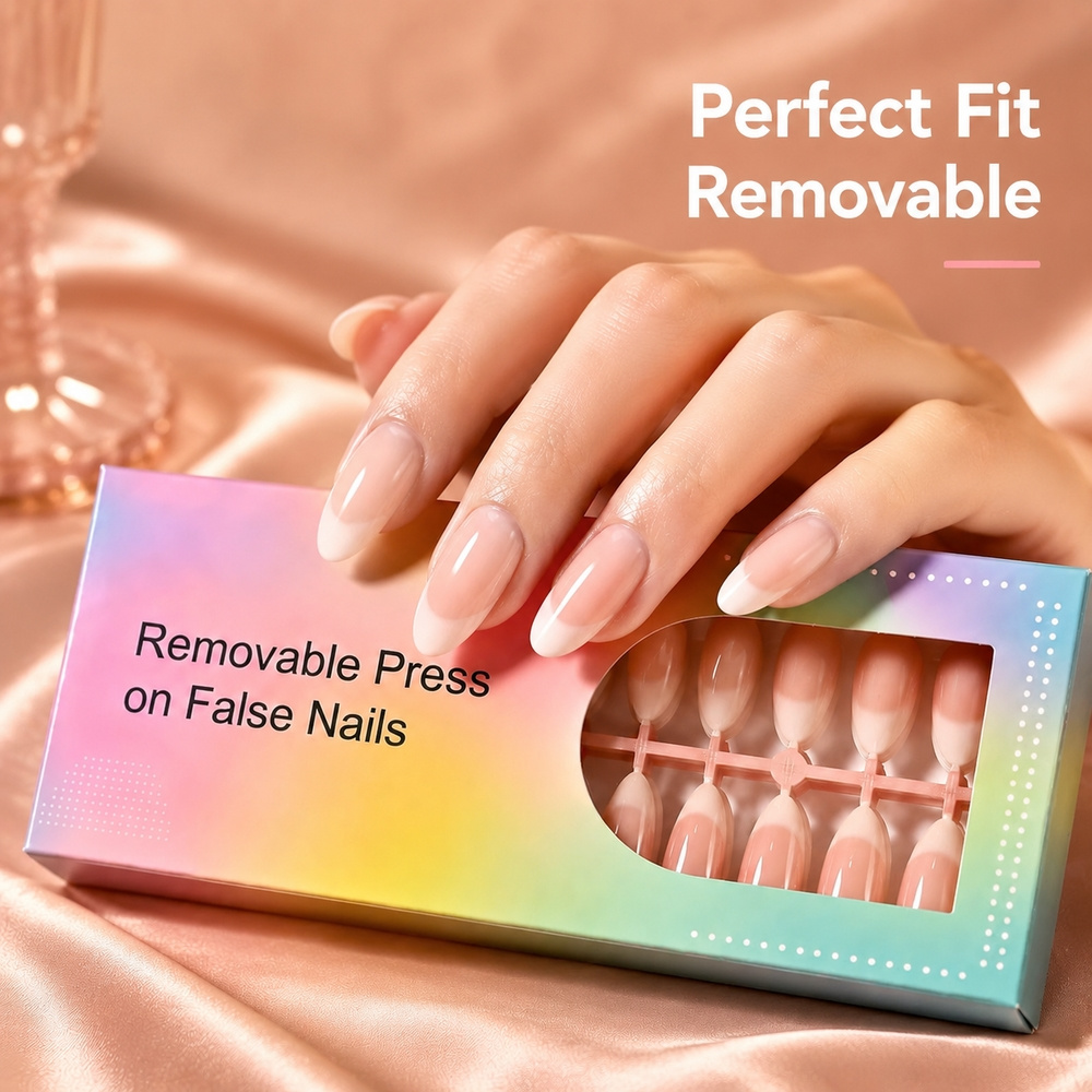 150 pièces Faux ongles à press - Nail Art Ombre Pink avis et prix
