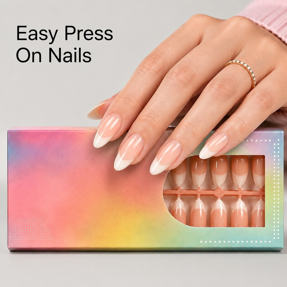 150 pièces Faux ongles à press - Nail Art Ombre Pink avis et prix
