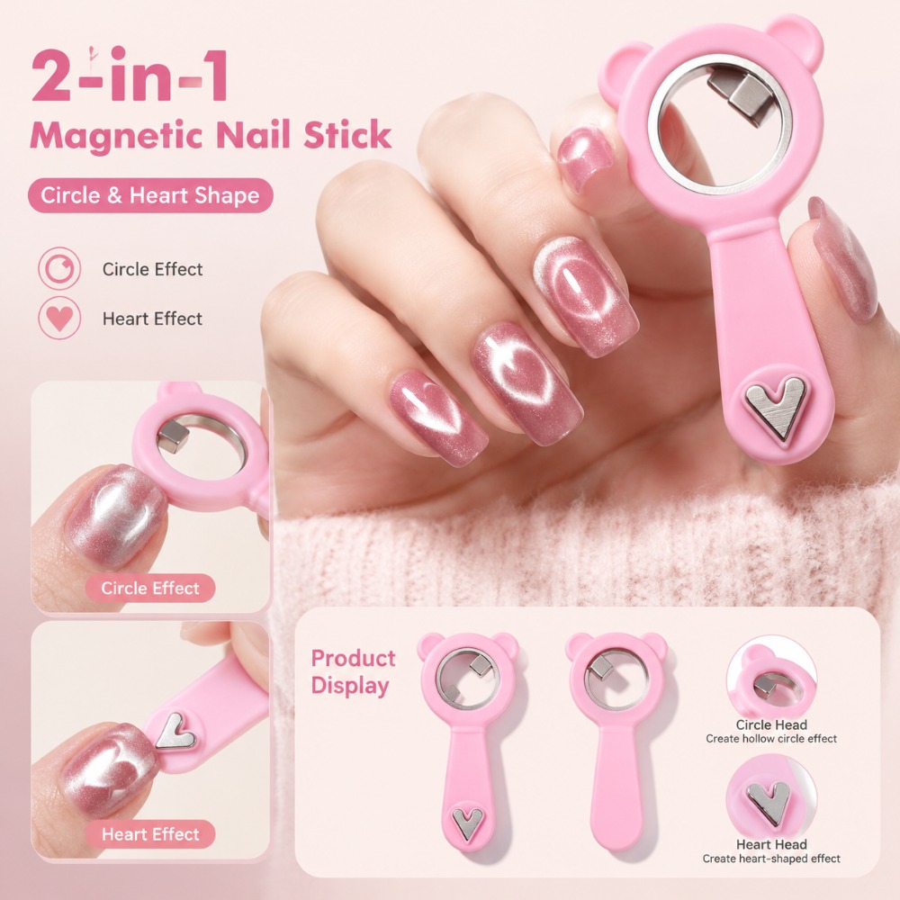 Bâtonnet magnétique 2-en-1 pou - Nail Art Love avis et prix